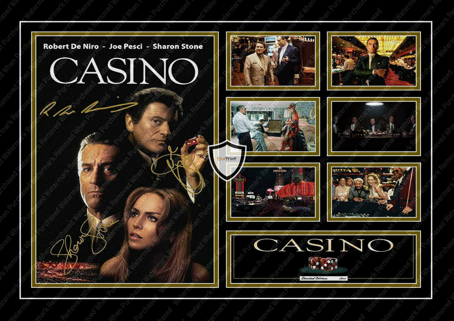 Casino (1995) Robert De Niro Sharon Stone A4 Photo Print Movie Memorabilia