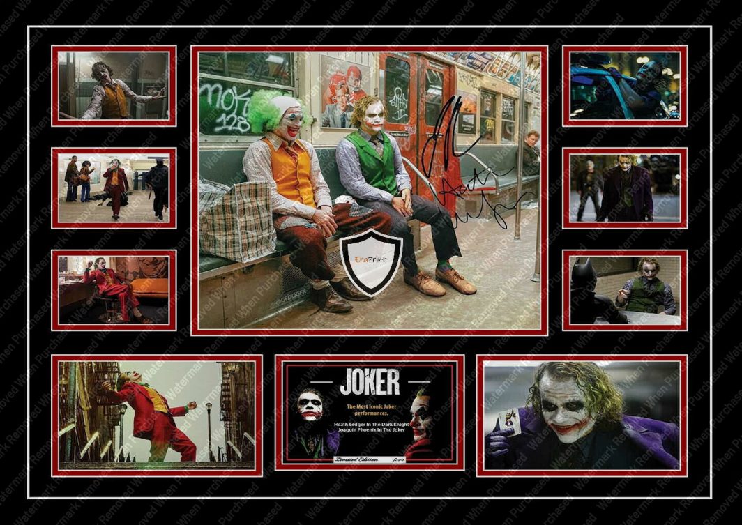 Joker Movie A4 Photo Print Memorabilia Heath Ledger Signed Instant Download
