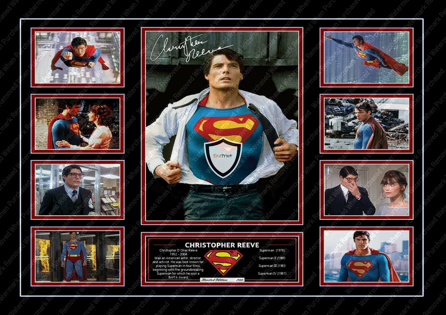 Superman (1978) Original Christopher Reeve Signed Limited Edition Jpg Download