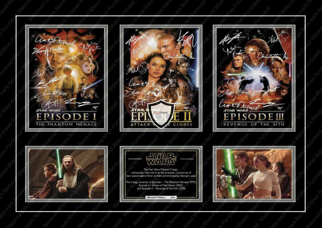 Star Wars Trilogy (1999-2005) Limited Edition A4 Photo Print Movie Memorabilia