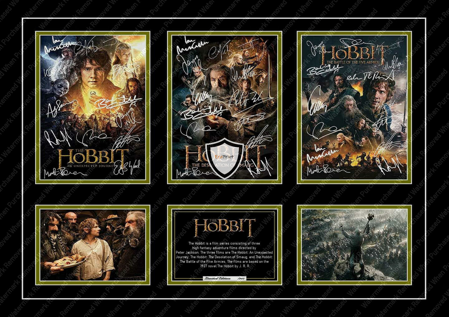 The Hobbit Autographed A4 Photo Print Movie Memorabilia Download