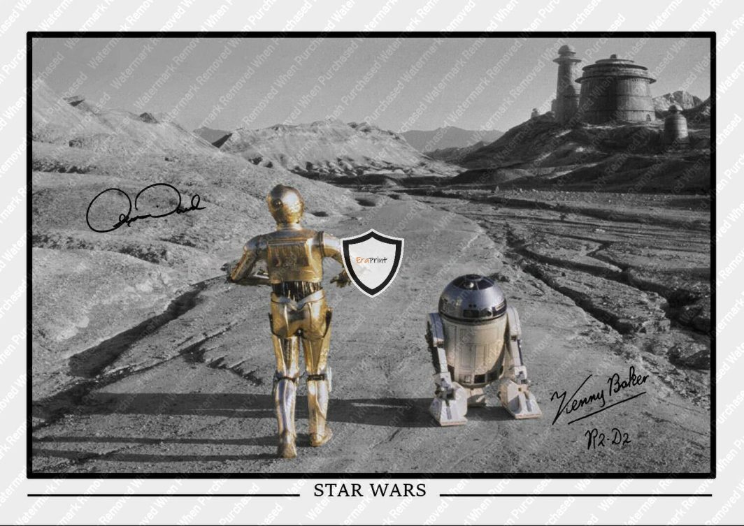 Star Wars R2-D2 And C-3PO Signed Photo Print Movie Memorabilia Downloadable