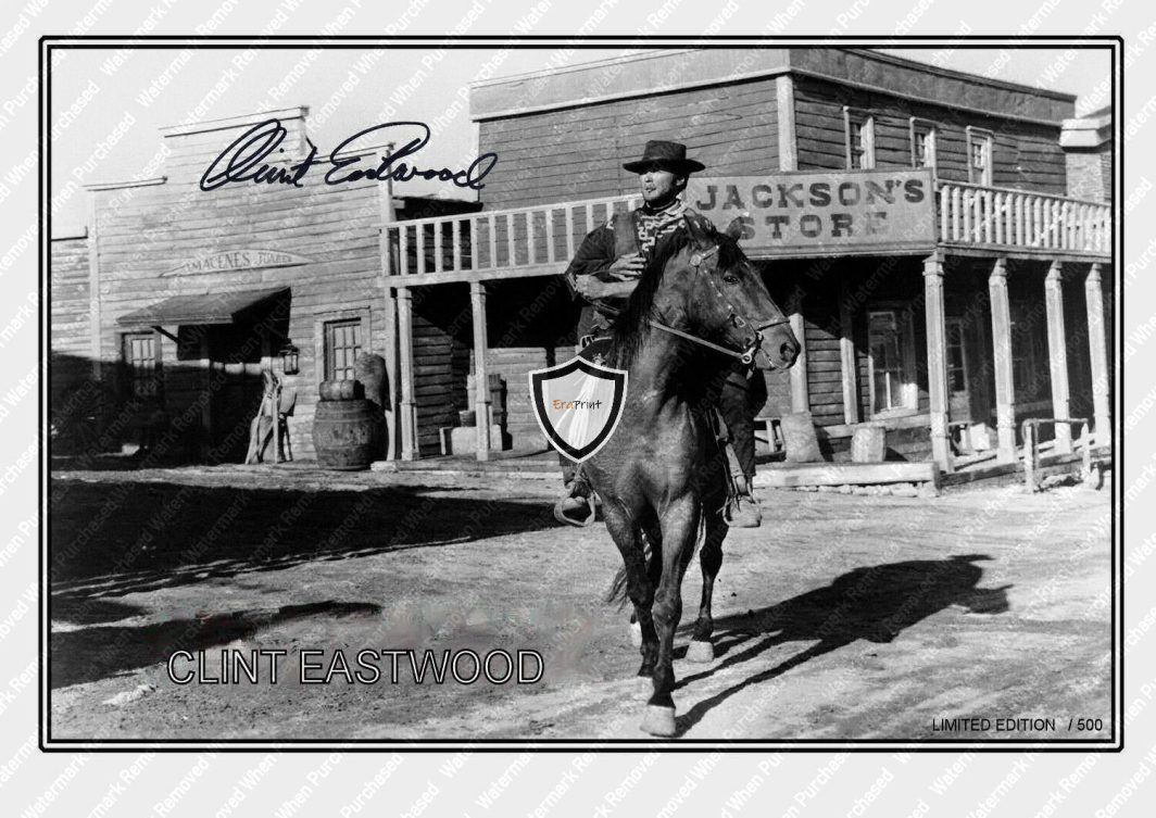 Clint Eastwood Signed Movie Memorabilia Photo Print Downloadable