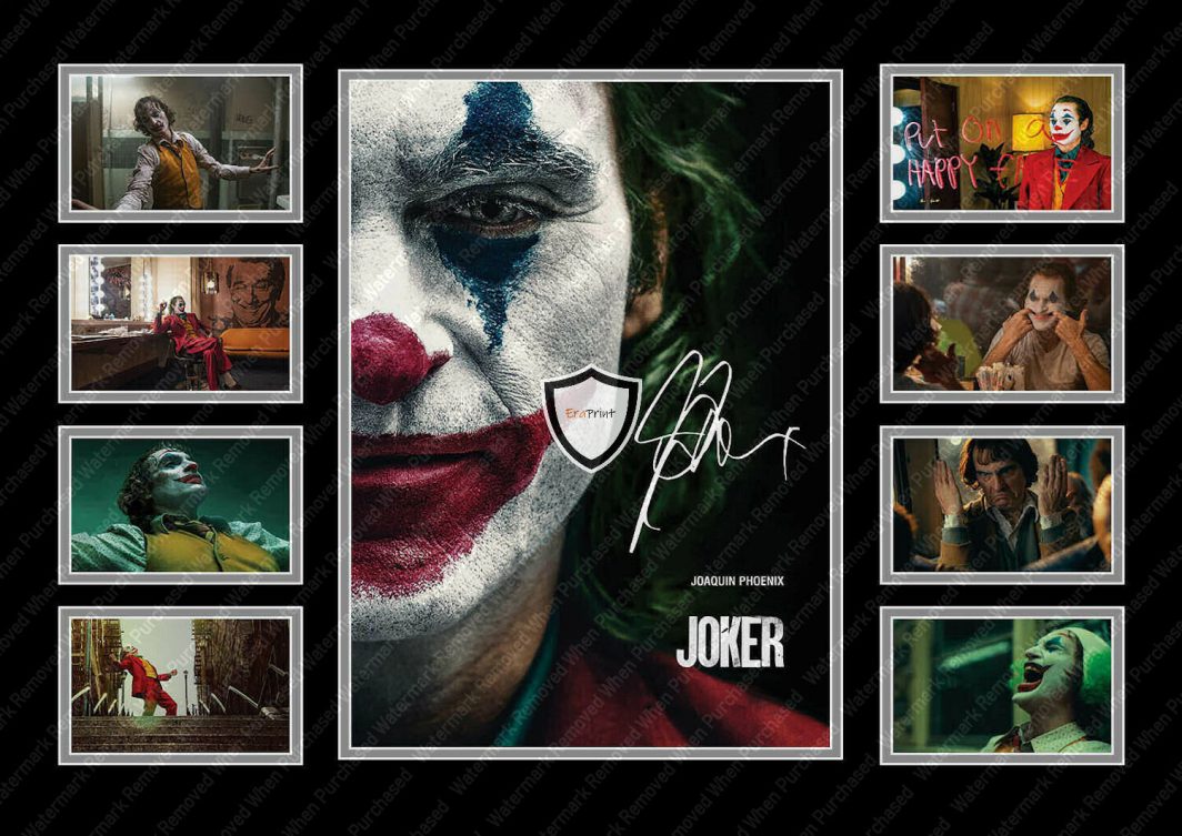 Joker (2019) Joaquin Phoenix Signed A4 Photo print Movie Memorabilia