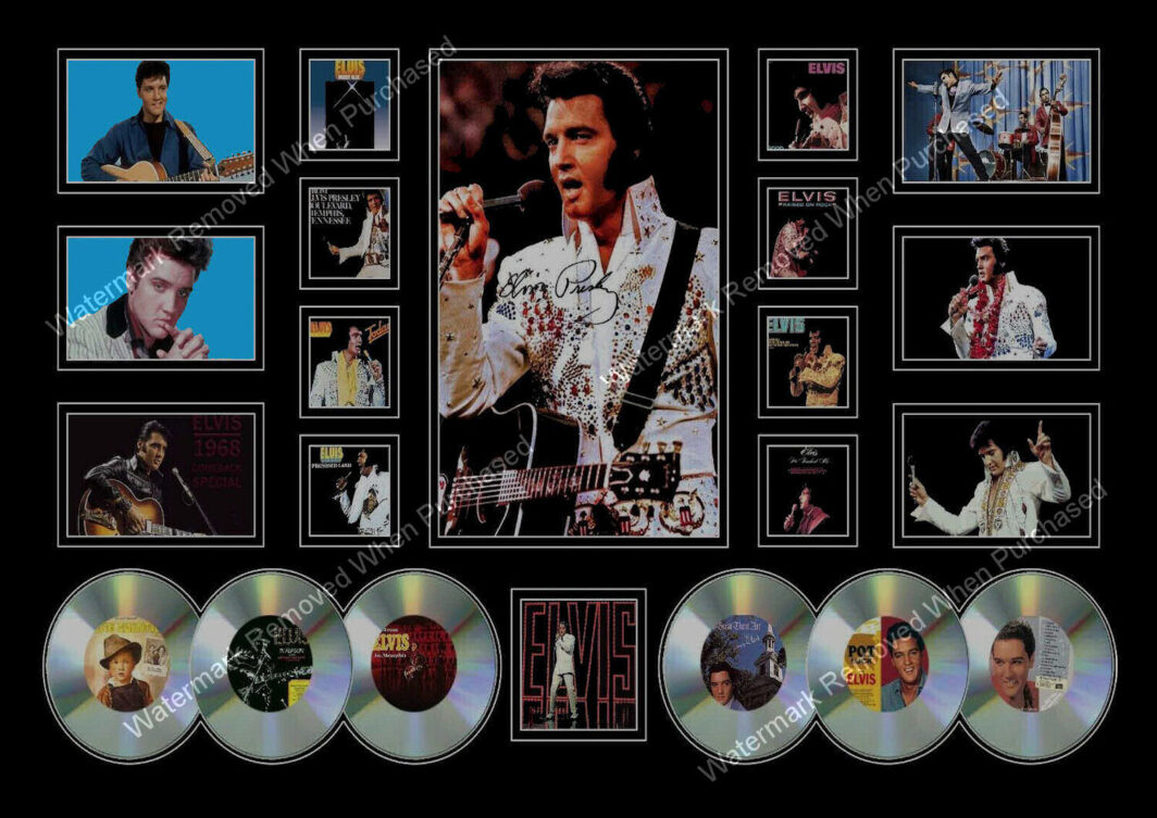 Elvis Presley Autographed Music Photo Print Memorabilia Download Self Print