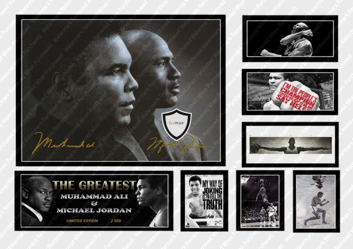 Muhammed Ali "The Greatest" & Michael Jordan Signed Memorabilia Downloadable