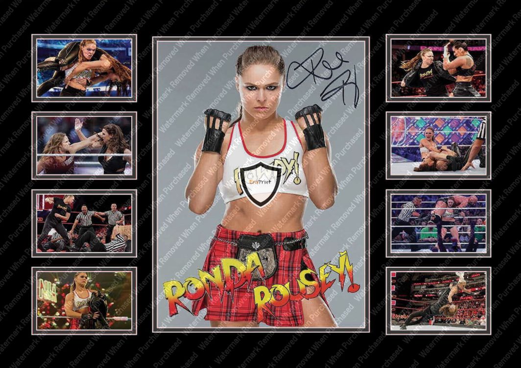 Ronda Rousey WWE Signed Photo Print Jpg Download Self Print