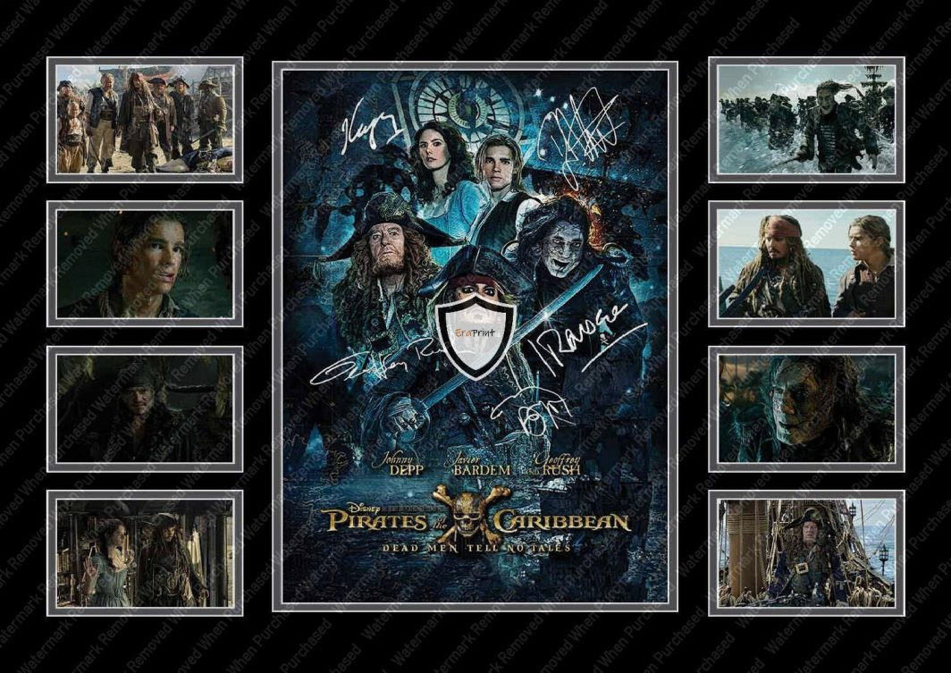 Pirates Of The Caribbean (2017) Dead Men Tell No Tales A4 Photo Movie Print