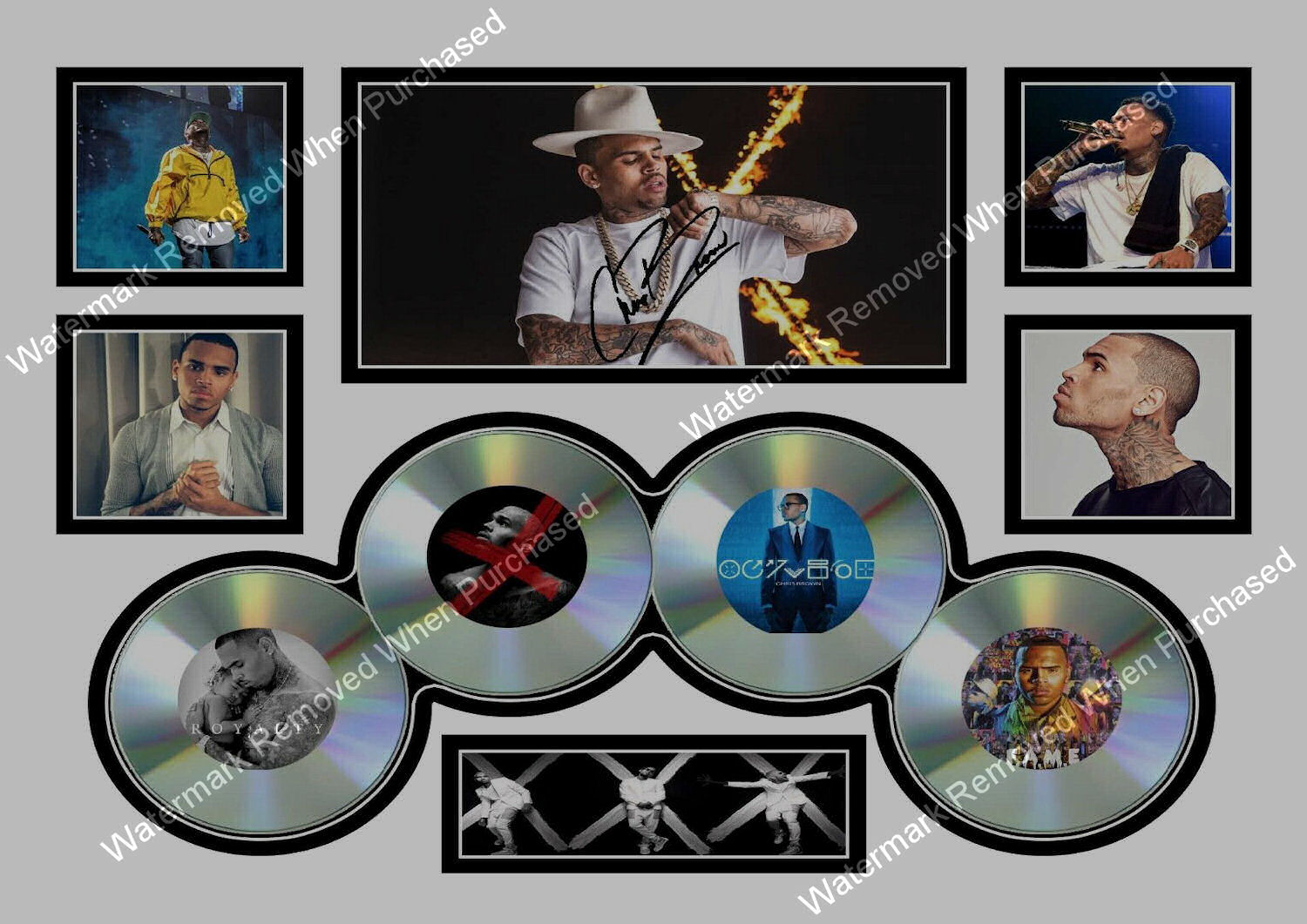Chris Brown A4 Photo Print Downloadable Or Home Delivery Music Memorabilia