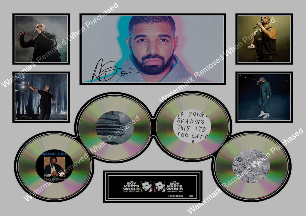 Drake (2017) Boy Meet World Tour Limited Edition A4 Photo Print Memorabilia