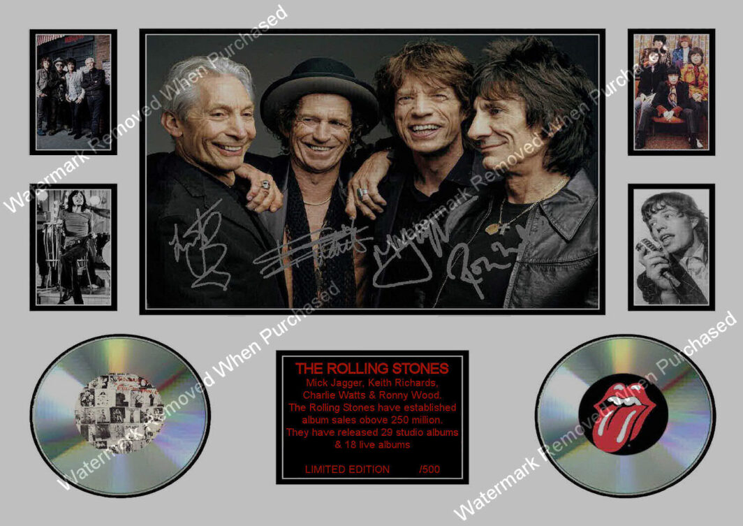 The Rolling Stones Mick Jagger Signed Photo Print A4 Memorabilia Downloadable
