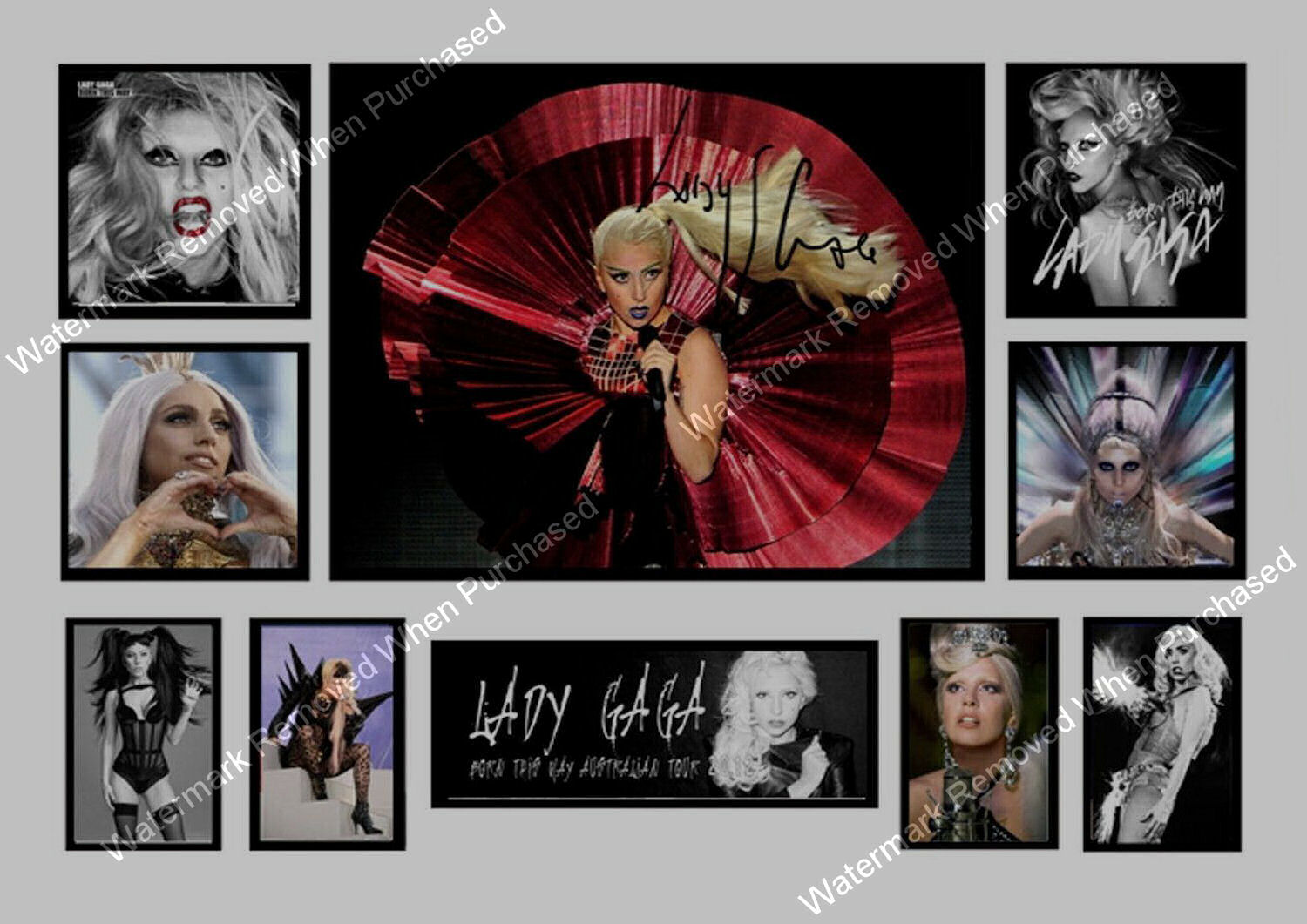 Lady Gaga Limited Edition A4 Photo Print Memorabilia Instant JPG Downloads