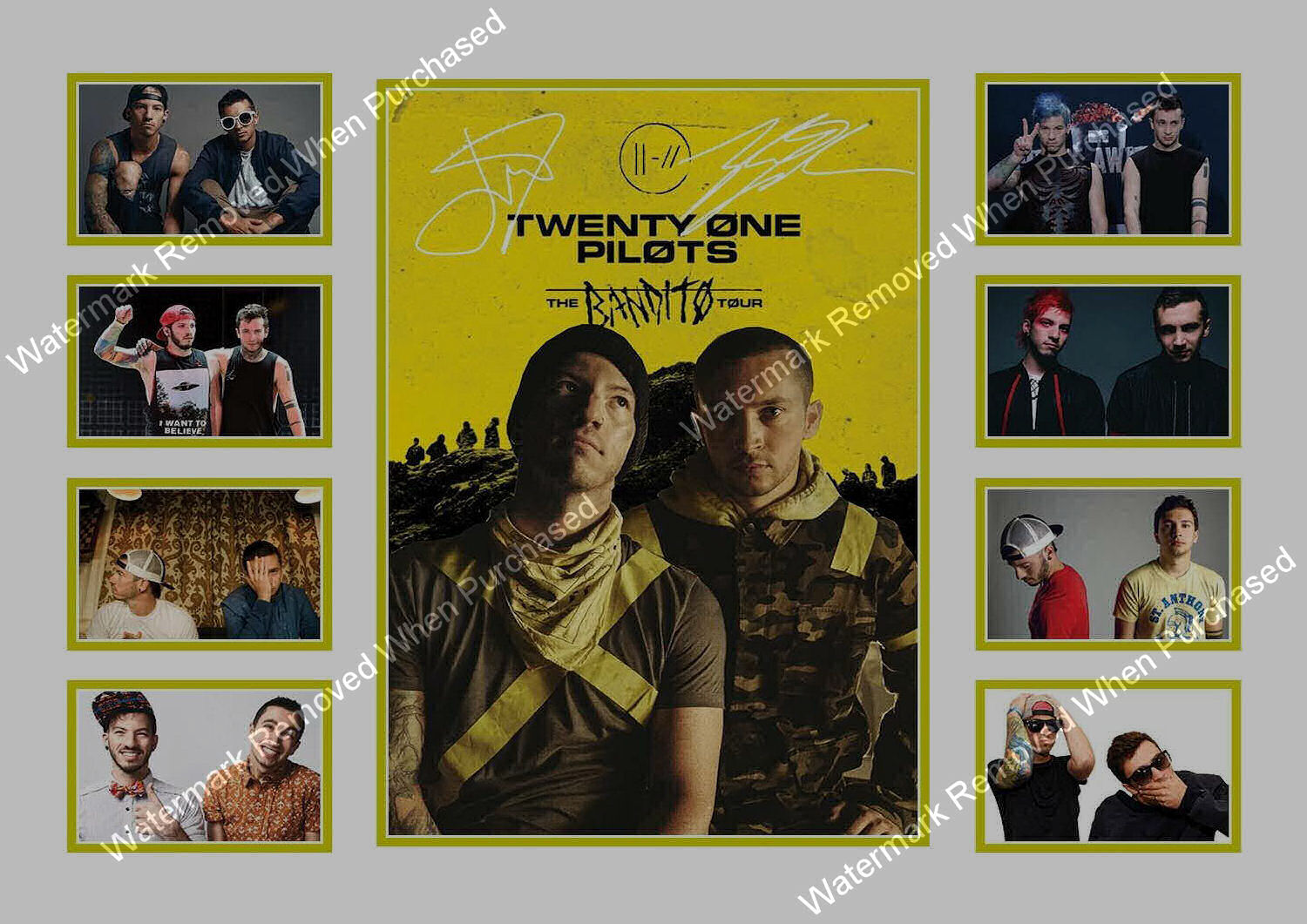 Twenty On Pilots (2018) Bandito Tour Autographed Memorabilia Downloadable