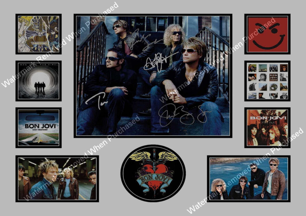 Bon Jovi Limited Edition Rock Music Memorabilia A4 Photo Print