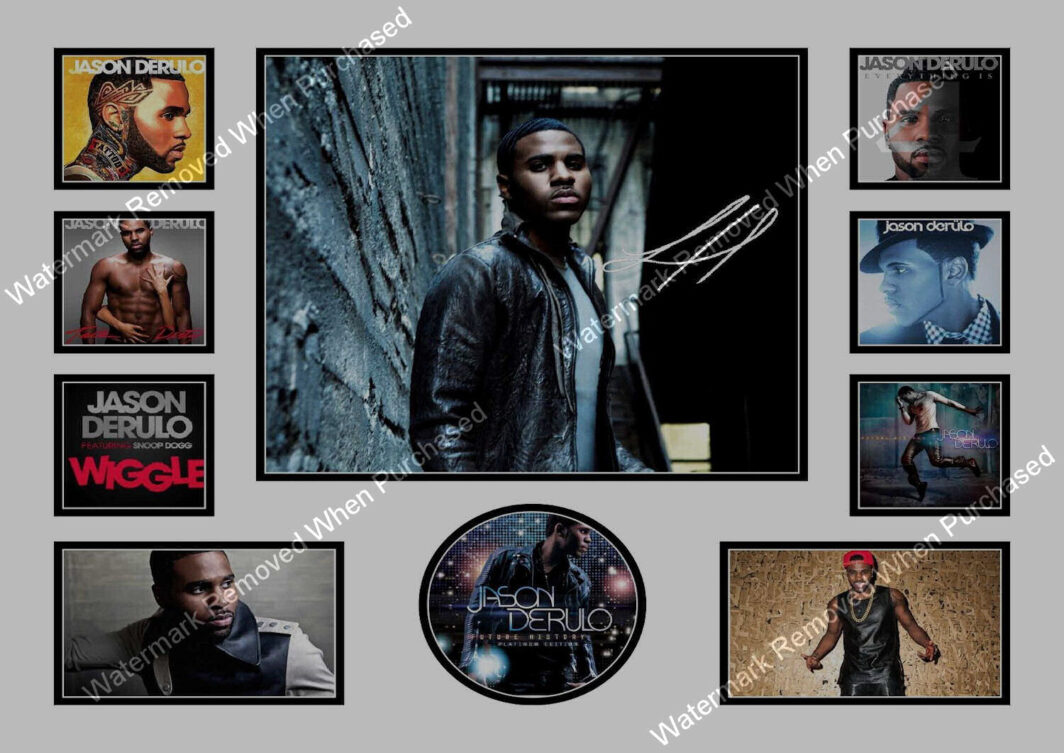 Jason Derulo Signed Limited Edition A4 Photo Print JPG Instant Self Print Download