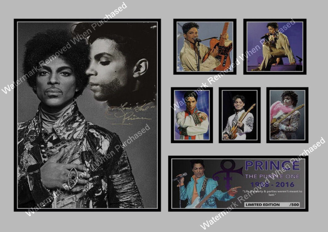 Prince Signed Music A4  Photo Print Memorabilia Download Available