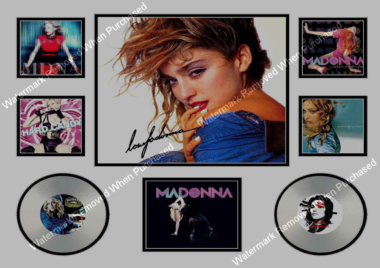 Madonna Signed Limited Edition Music Memorabilia A4 Photo Print