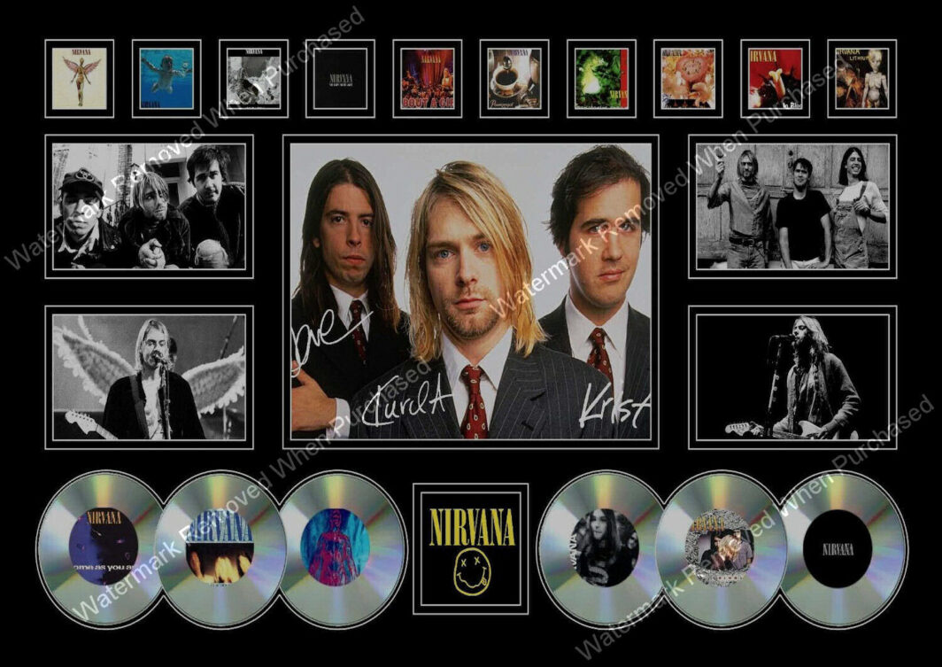 Nirvana Signed Music Memorabilia A4 Photo Reprint Or JPG Instant Downloads Available