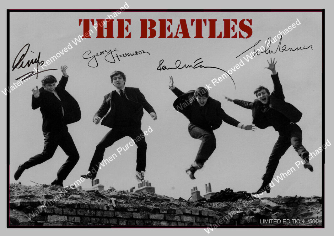 The Beatles Signed Memorabilia A4 Photo Print JPG Downloads
