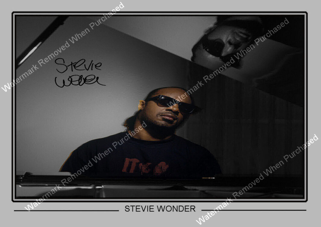 Stevie Wonder Autographed Music Print Signed A4 Photo Downloads Available