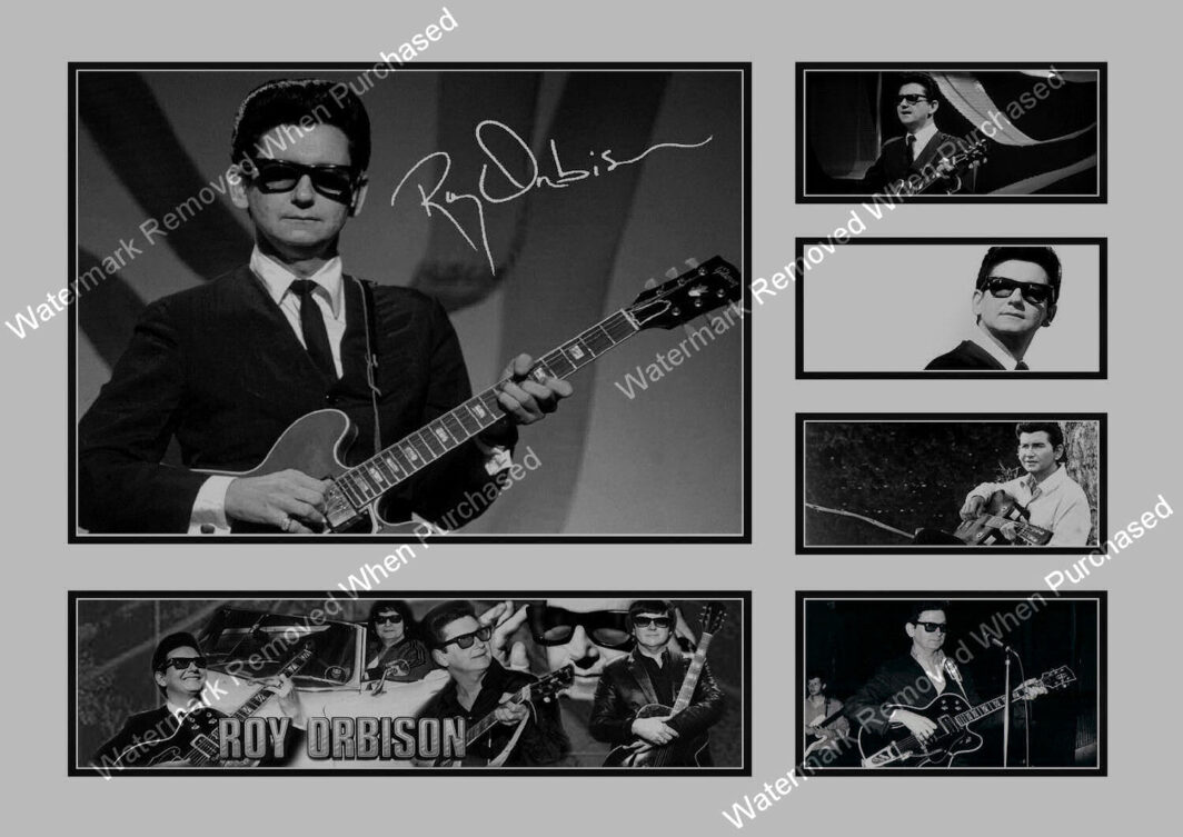Roy Orbison Signed A4 Photo Print Singer Songwriter Autographed