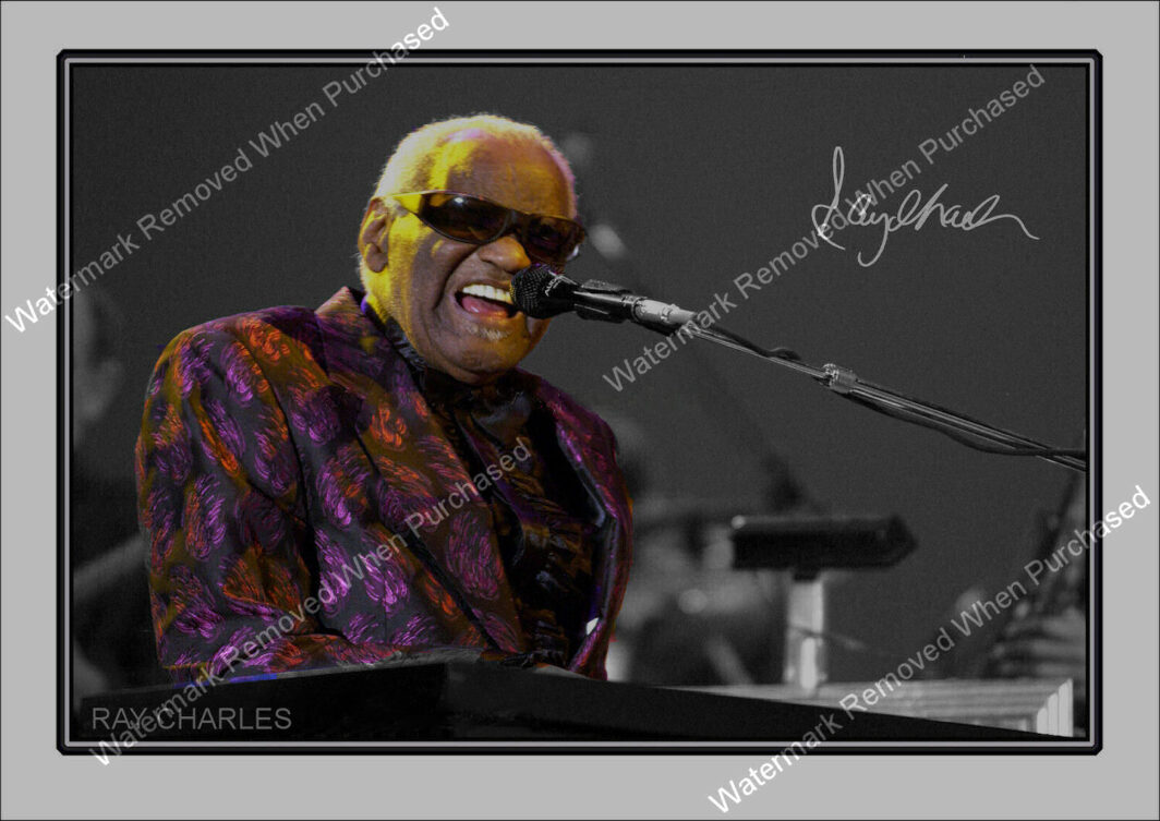 Ray Charles Singer Songwriter A4 Photo Print Music Memorabilia