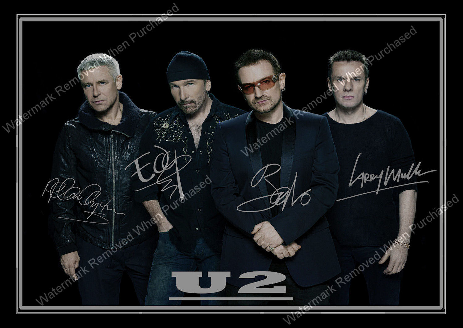 U2 (2018) The Experience Tour Limited Edition A4 Photo Print Memorabilia