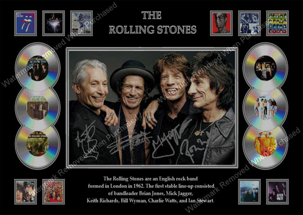 The Rolling Stones Mick Jagger Signed A4 Photo Print Downloadable Memorabilia