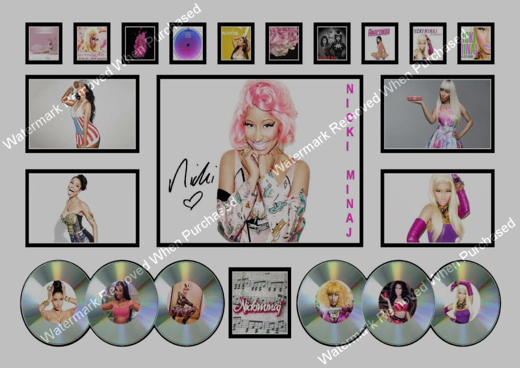 Nicki Manaj Signed Music Memorabilia Limited Edition A4 JPG Instant Download