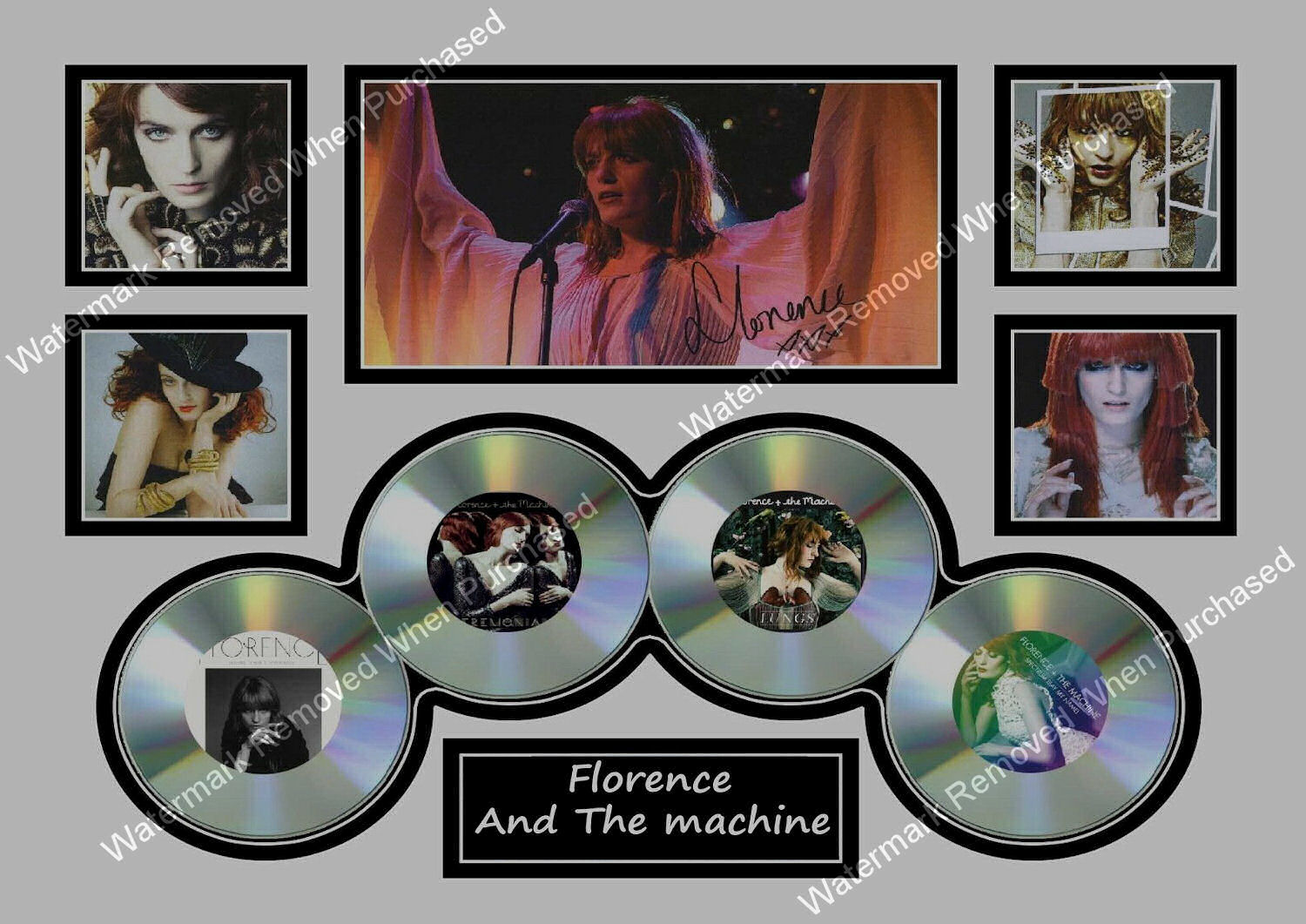 Florence And The Machine Signed Music Memorabilia A4 Photo Downloadable Print