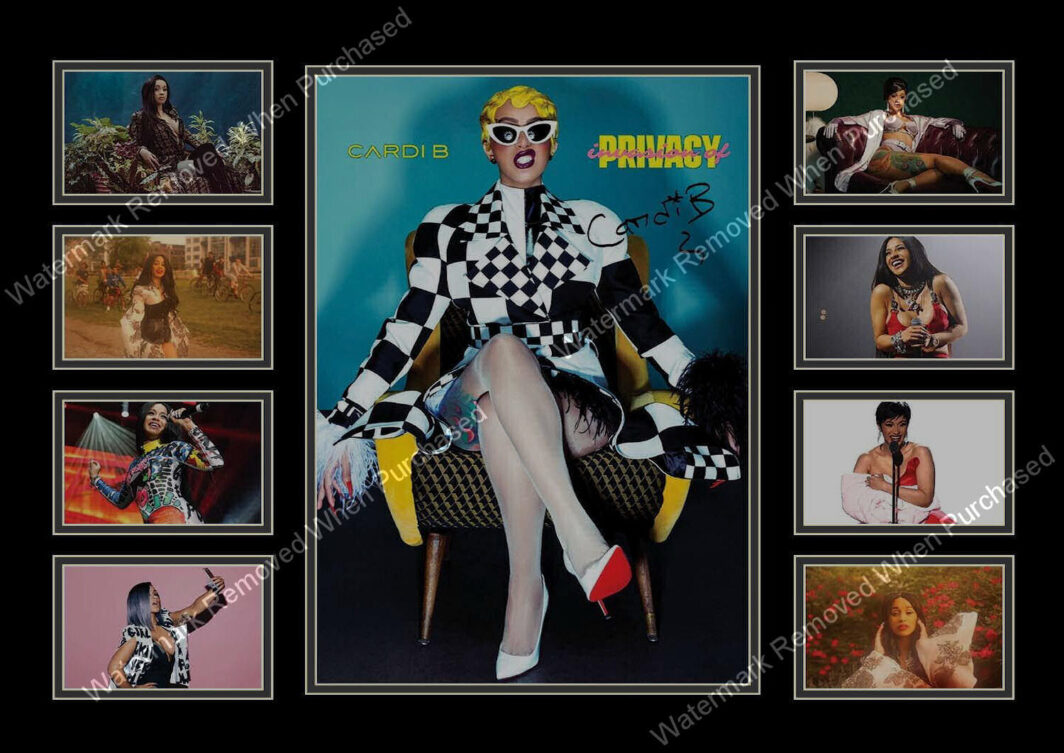 Cardi B signed A4 Photo Print Music Memorabilia Invasion Of Privacy JPG Download Available