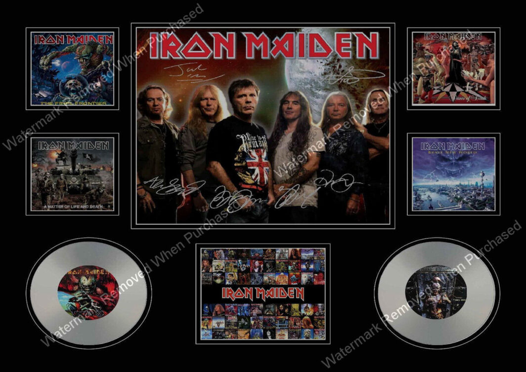 Iron Maiden Signed Heavy Metal Music Memorabilia Art Designs For Jpg Download