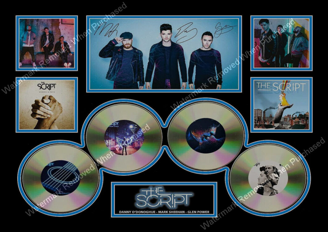 The Script 2018 Signed Photo Print Memorabilia A4 Design of The Freedom Child