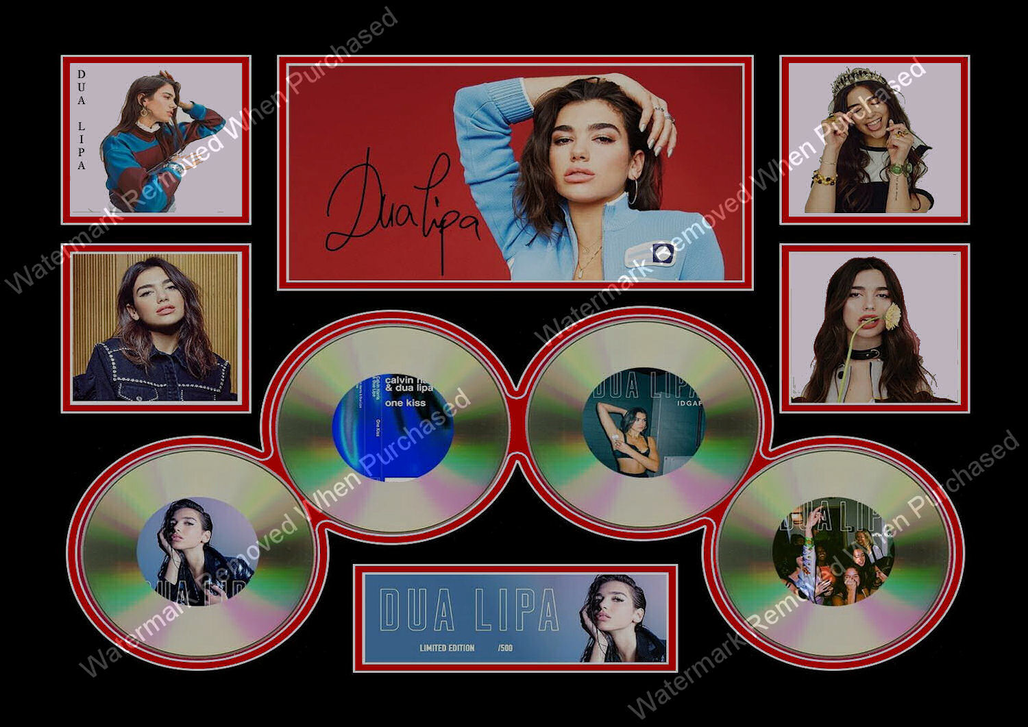 Dua Lipa Wall Art Print Signed Music Memorabilia A4 Photo Print at home