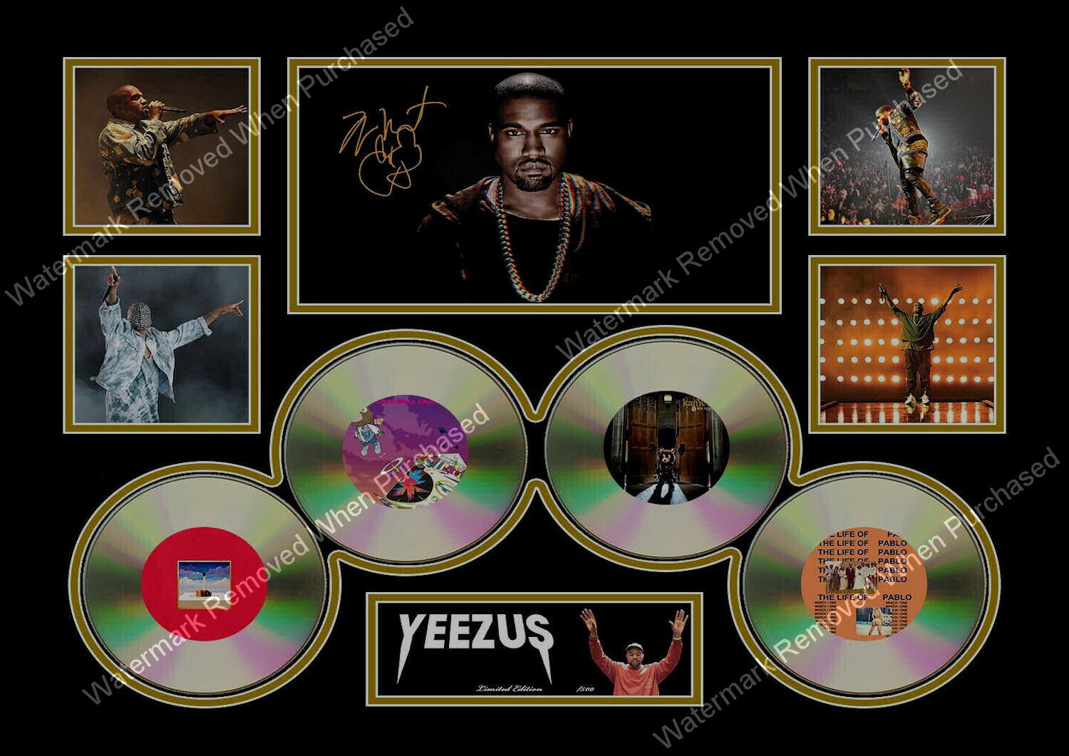 Kanya West Signed Rap Music Memorabilia Download For Home Printing