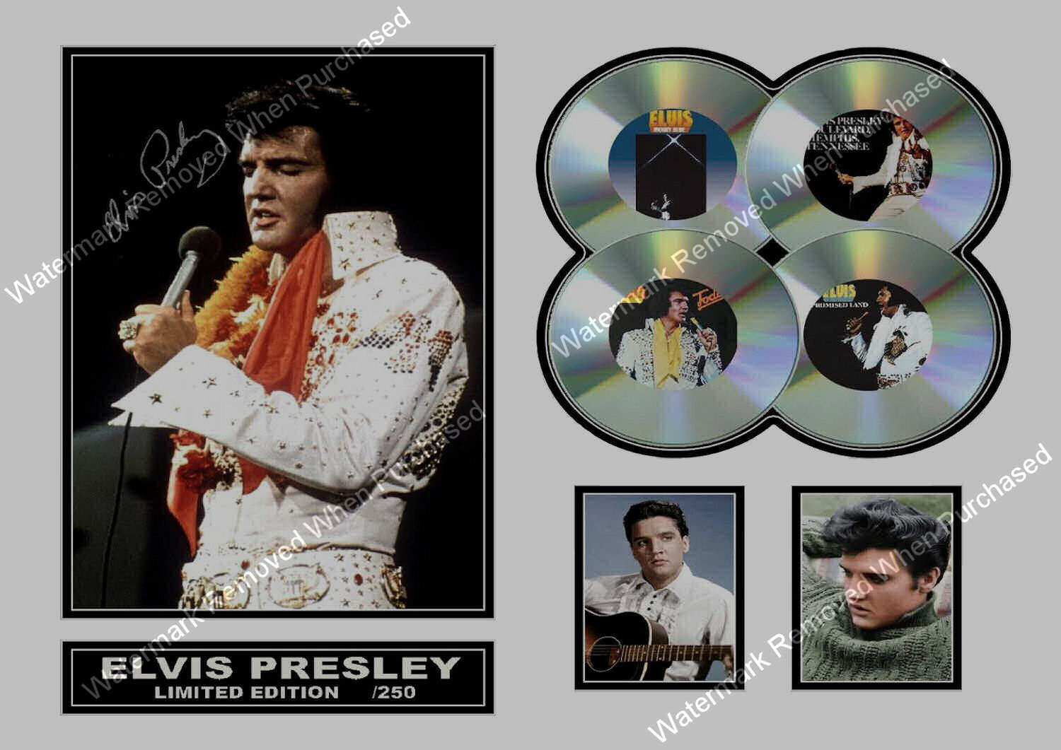 Elvis Presley Limited Edition Signed A4 Photo Print Instant Downloads Available