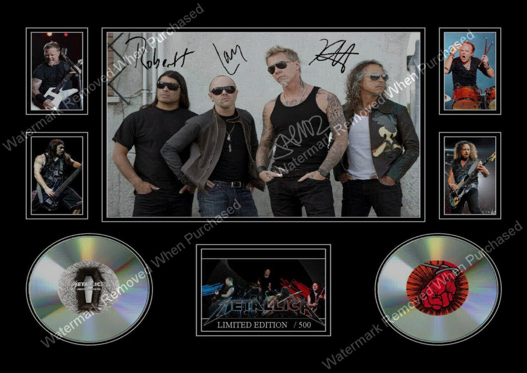 Metallica Limited Edition Photo Print A4 Heavy Metal Music Memorabilia