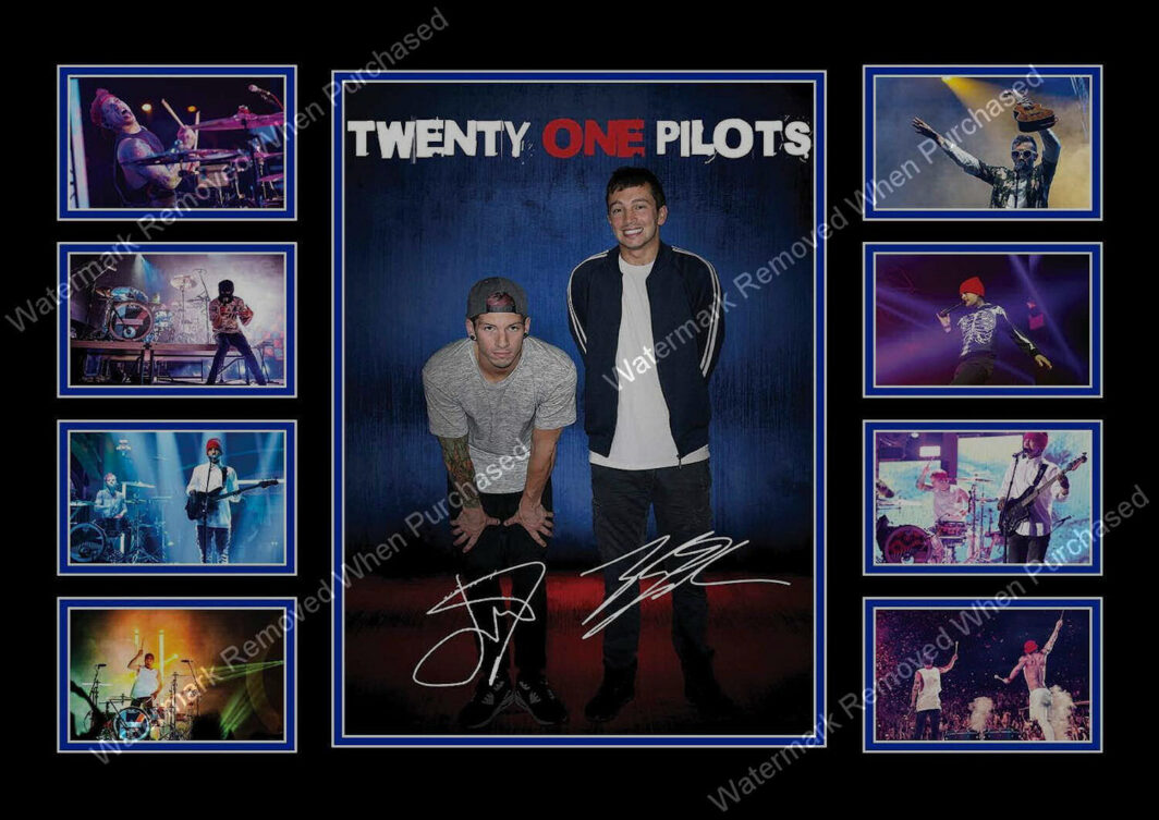Twenty One Pilots Signed Limited Edition A4 Photo Print Download Available