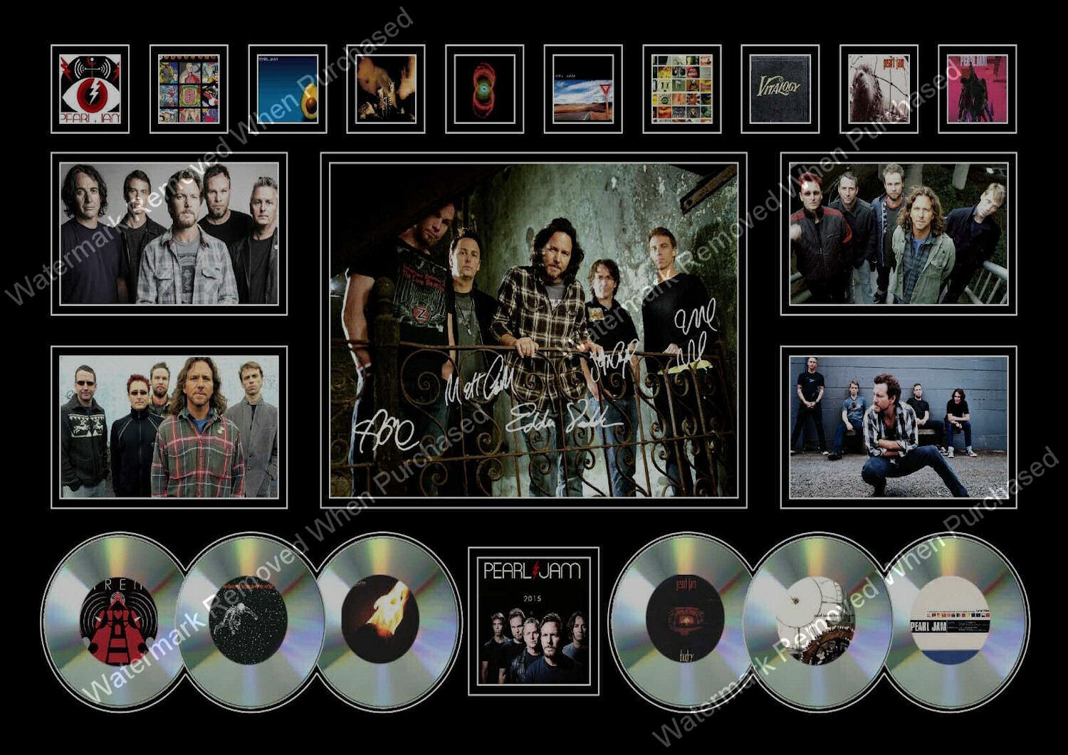 Pearl Jam Signed A4 Photo Reprint Downloadable Jpg For Printing At Home
