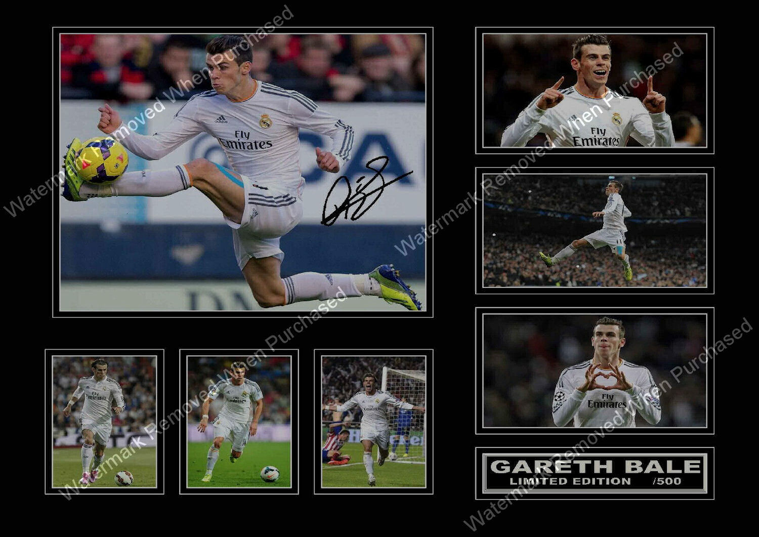 Gareth Blae Signed Football Memorabilia A4 Photo Print JPG Self Print Downloads Available