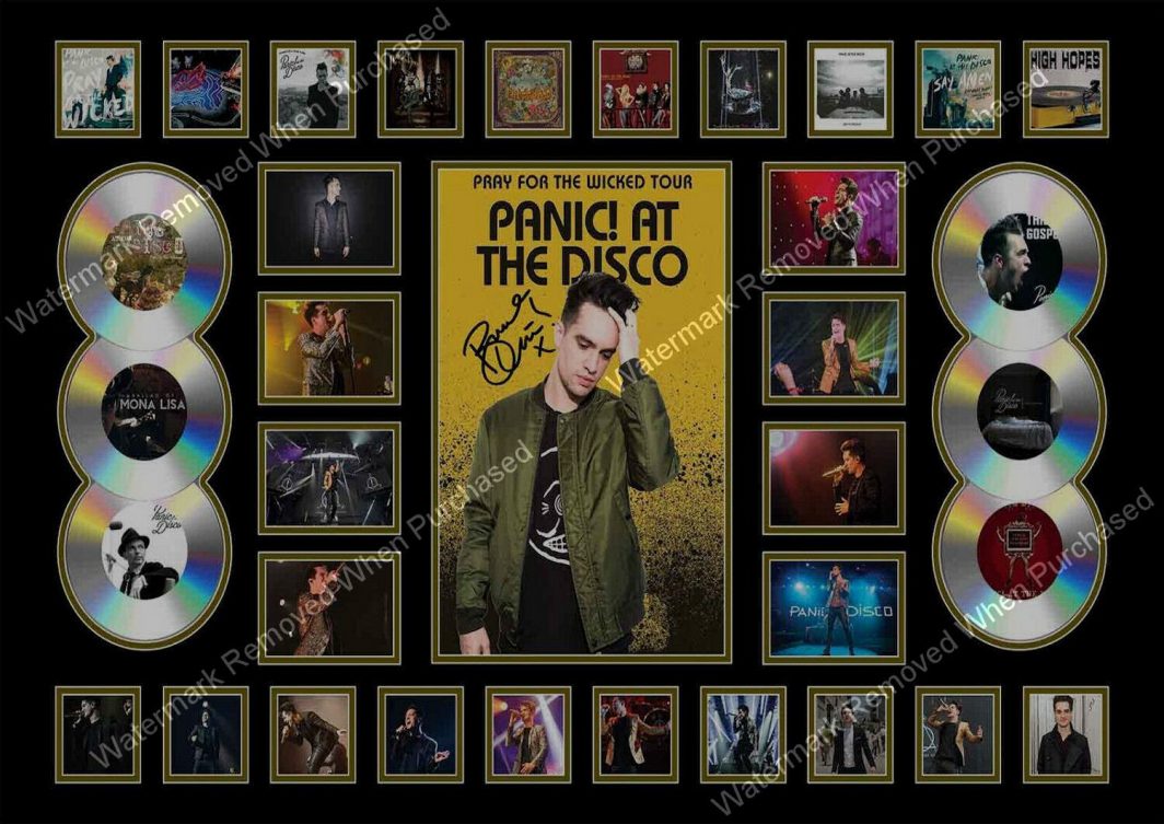 Panic At The Disco 2018 Photo Art Autographed A4 Photo Prints