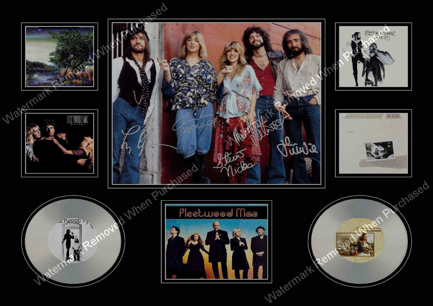 Stevie Nicks Fleetwood Mac Signed Autographed A4 Photo Print Poster Design