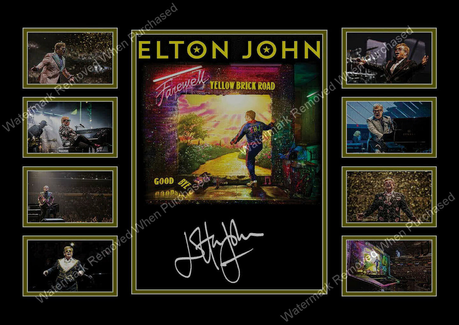 Sir Elton John Rocket Man Autographed Memorabilia Download JPG