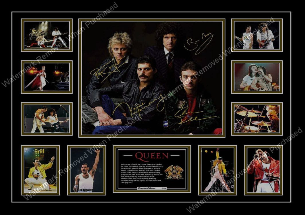 Queen Signed A4 Photographic Photo Instant Downloads Available