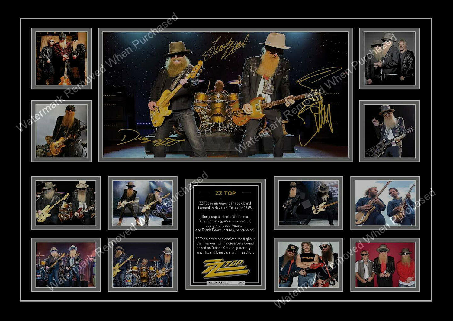 ZZ Top Signed Eliminator Afterburner Jpg