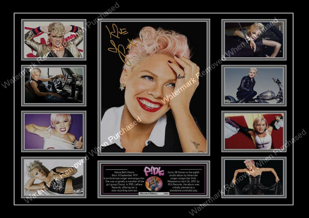 Pink Autographed Singer Song-Writer Music Memorabilia Downloadable