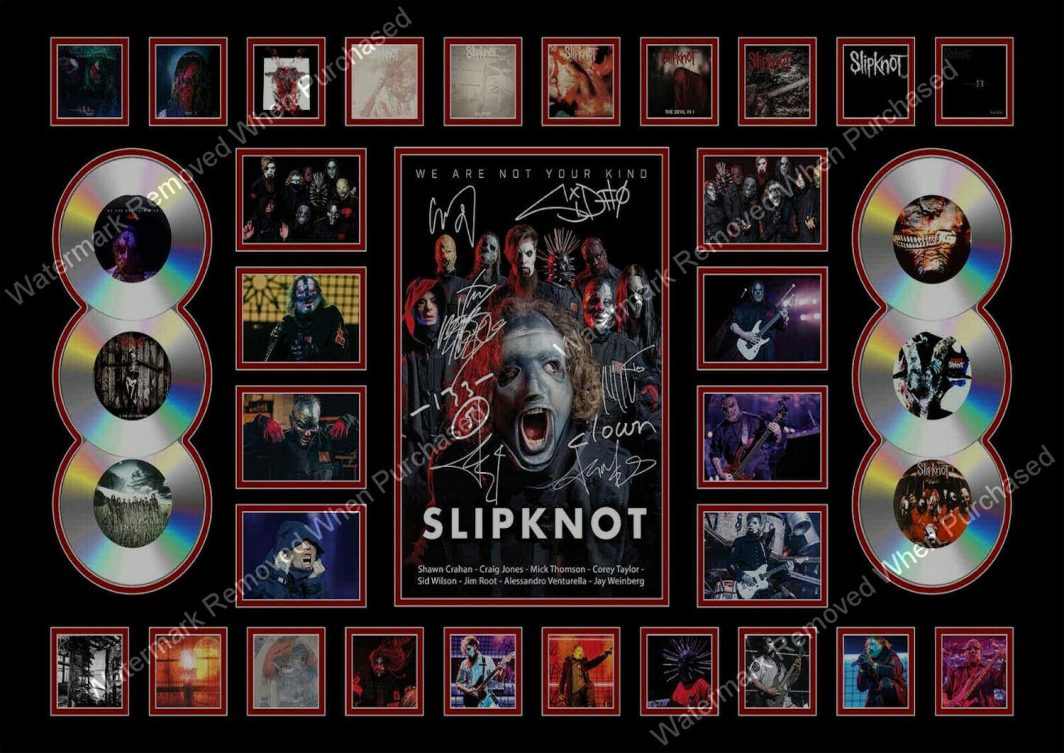Slipknot (2019) Signed We Are Not Your Kind Photo A4 Print Instant Delivery Download