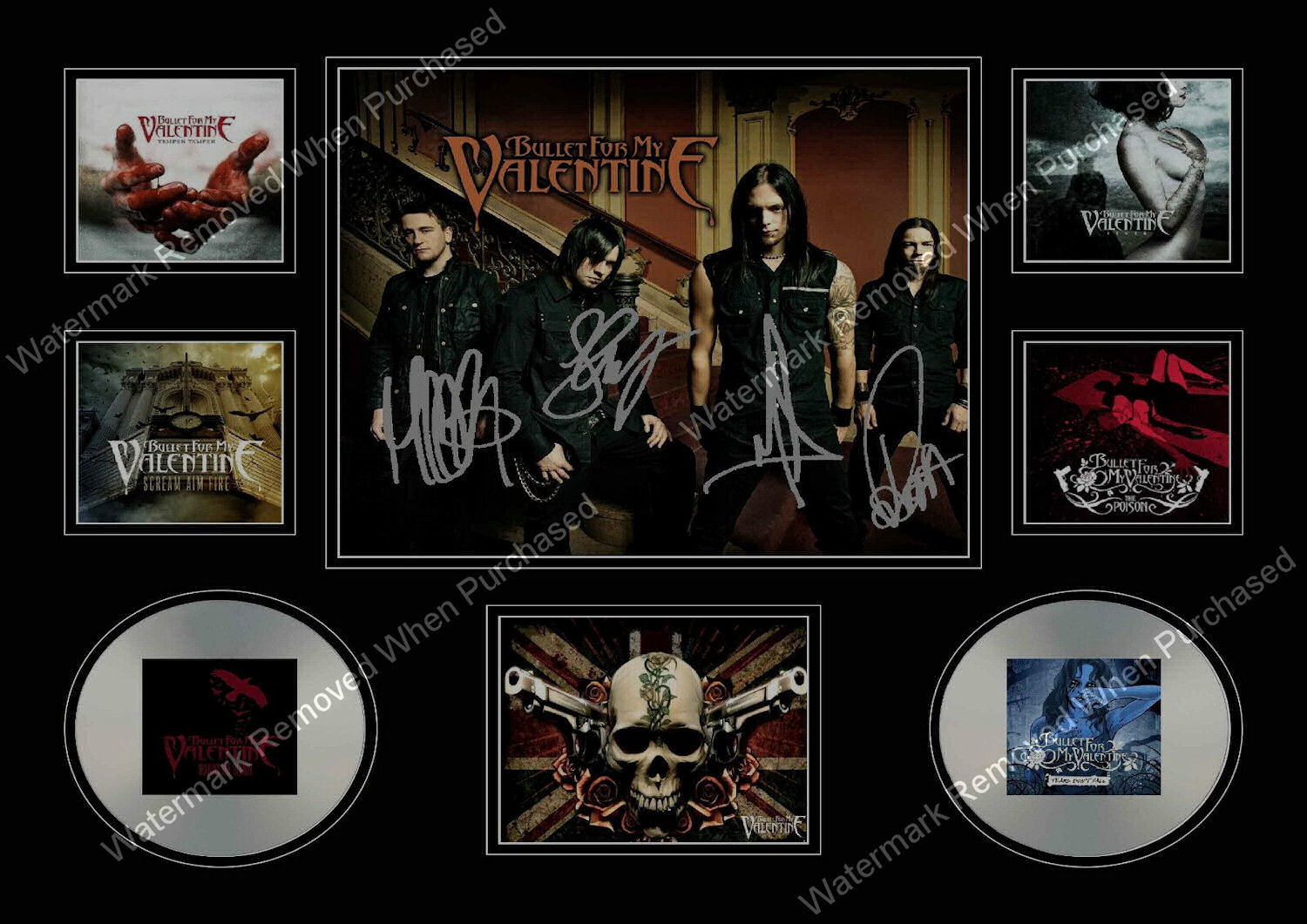 Bullet For My Valentine Signed A4 Photo Print Downloadable