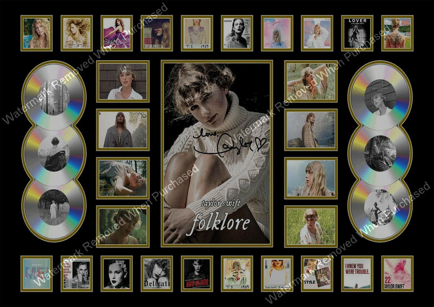 Taylor Swift (2020) Signed Music Memorabilia JPG Digital Instant Download
