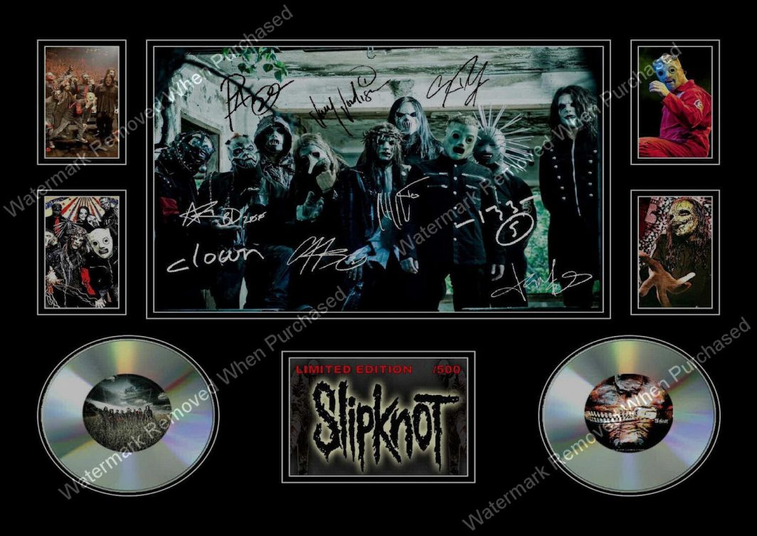 Slipknot Signed Music Memorabilia Photo Print Downloadable